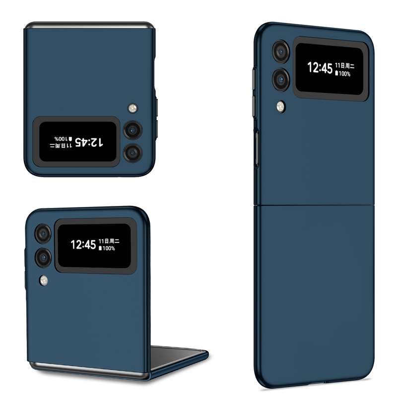 For Samsung Galaxy Z Flip4 Armor Foldable Phone Case(Black)