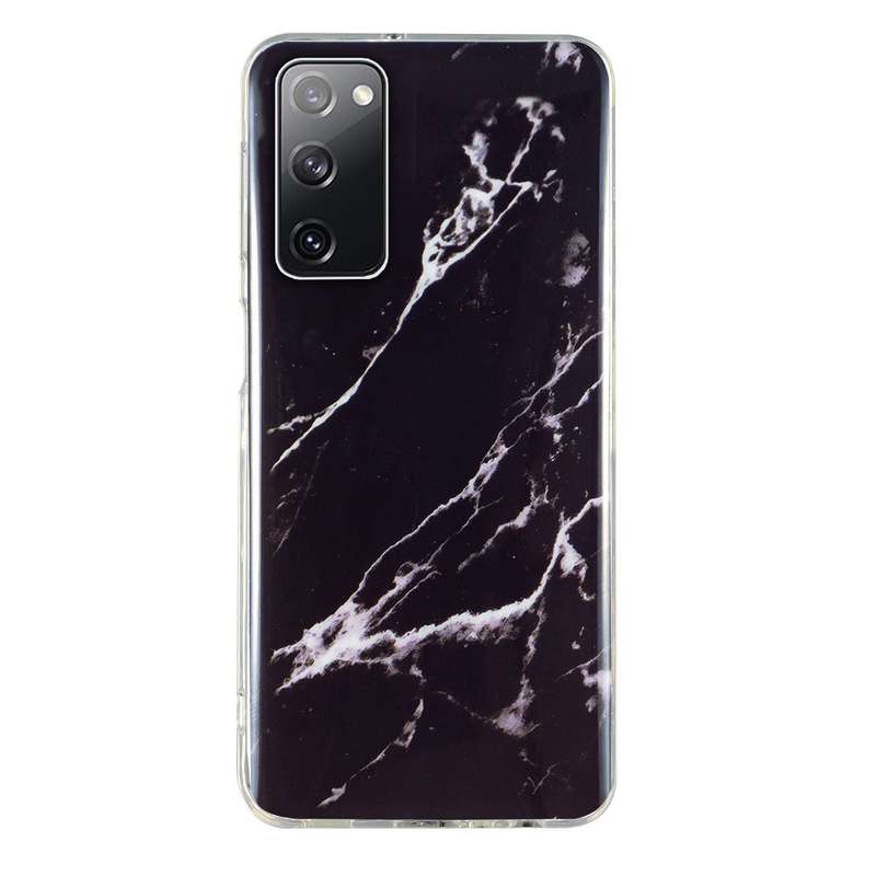 For Samsung Galaxy S21 5G IMD Marble Pattern TPU Phone Case(Grey)
