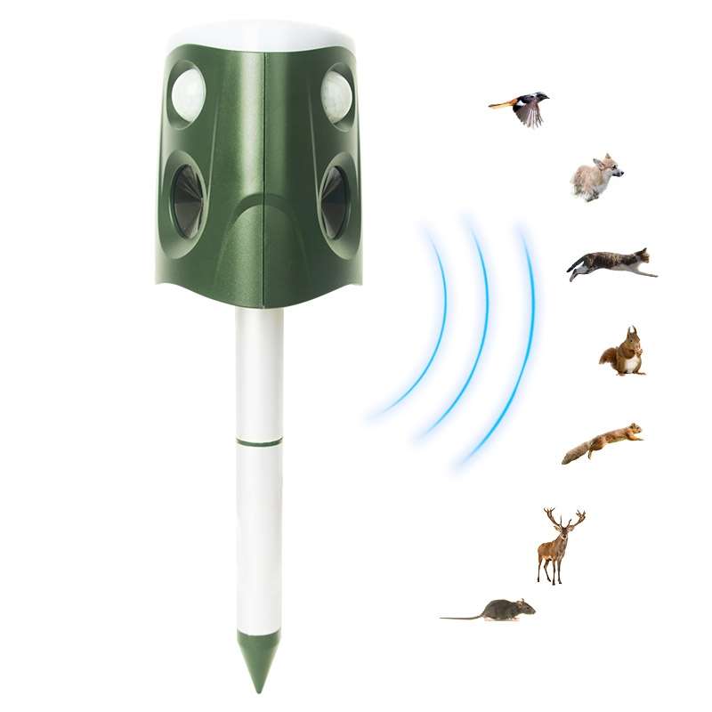 SJZ026 360 Degree Ultrasonic Solar Energy Outdoor Animal Repellent