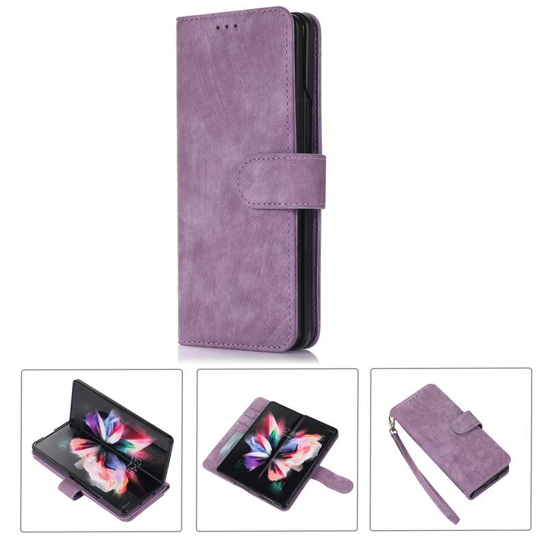 For Samsung Galaxy Z Flip4 Card Slot Leather Phone Case(Brown)