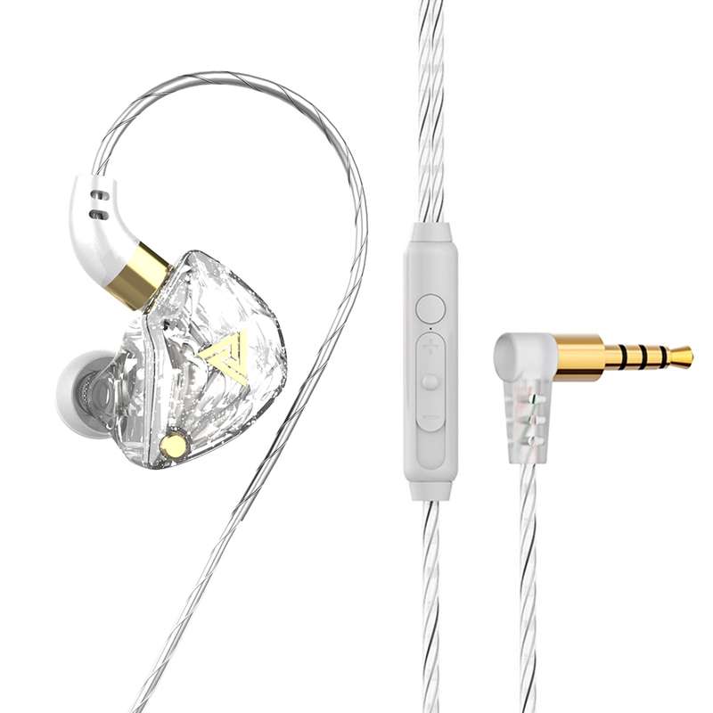 QKZ SK8 3.5mm Sports In-ear Dynamic HIFI Monitor Earphone with Mic(Colorful)
