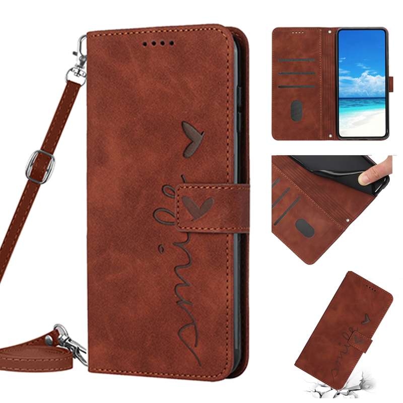 For Tecno Camon 17P/17 Pro Skin Feel Heart Pattern Leather Phone Case With Lanyard(Green)