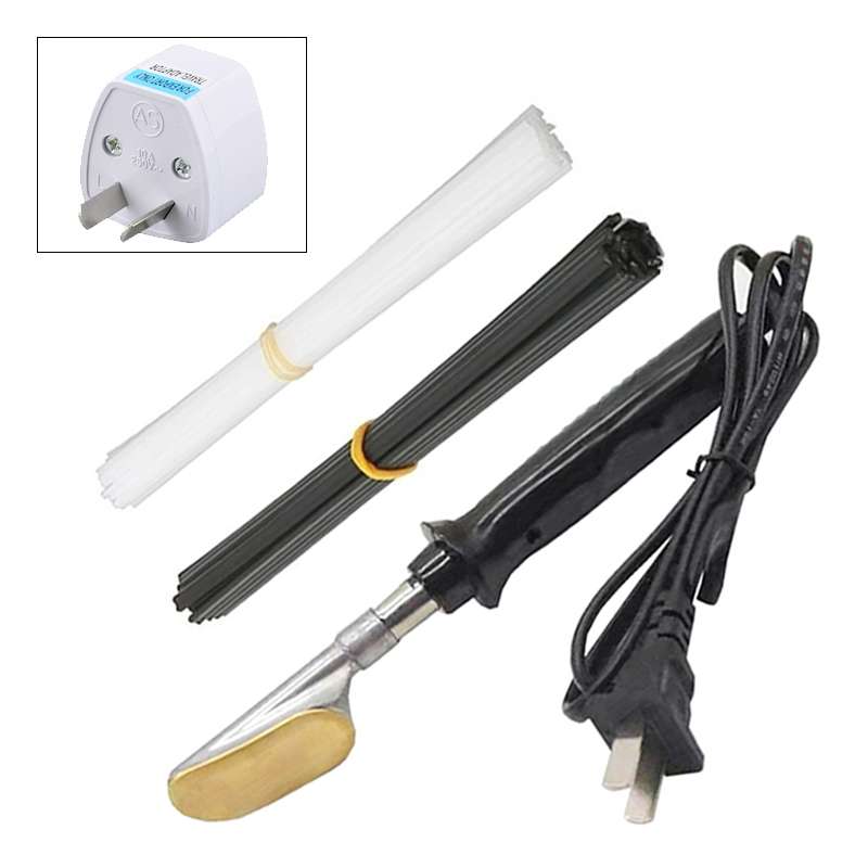 50W Car Bumper Repair Welding Gun Heating Leveling Equipment+Welding Rod(EU Plug)