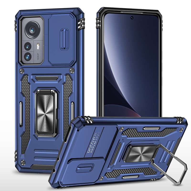 For Samsung Galaxy S21 5G Armor PC + TPU Camera Shield Phone Case(Rose Gold)