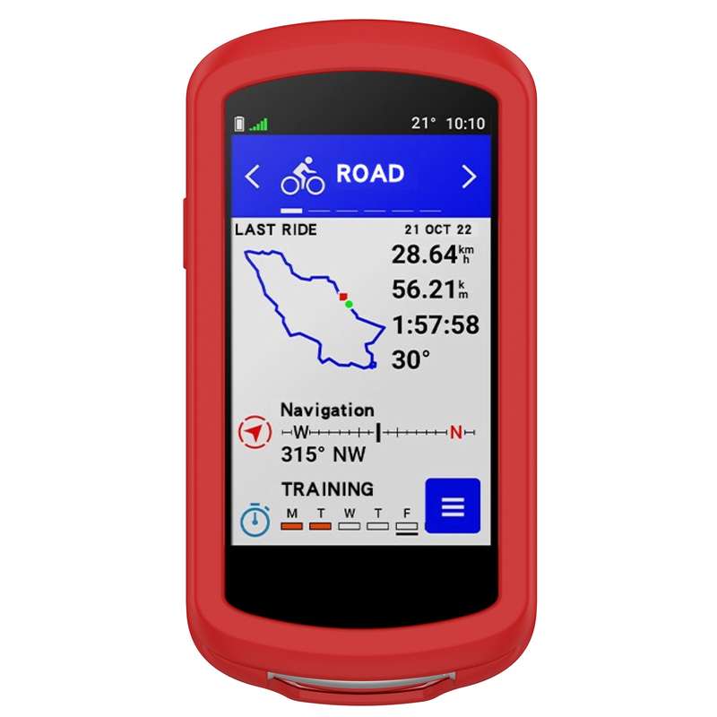 For Garmin Edge 1040 Full Back Cover Stopwatch Silicone Case(Black)