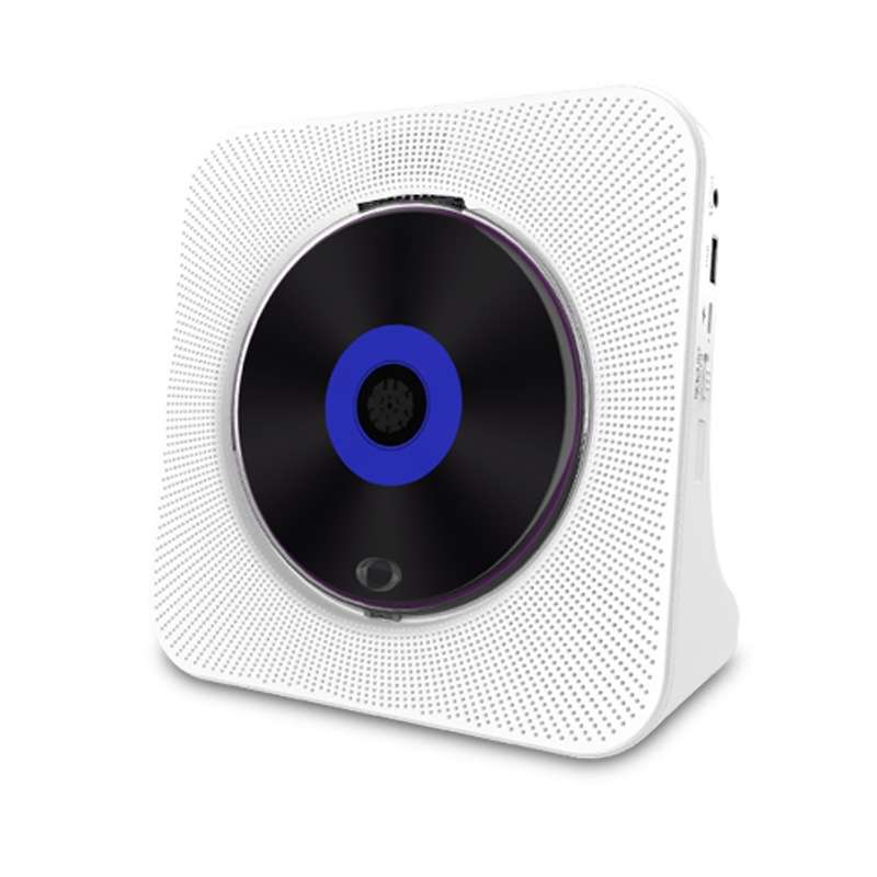 Kecag KC-806 2A Retro Bluetooth Music Disc Album CD Player, Specification:Rechargeable Version(White