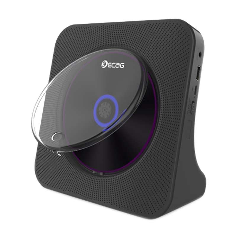 Kecag KC-806 2A Retro Bluetooth Music Disc Album CD Player, Specification:Rechargeable Version(White