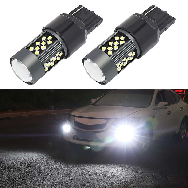 1 Pair 7443 12V 7W Continuous Car LED Fog Light(White Light)