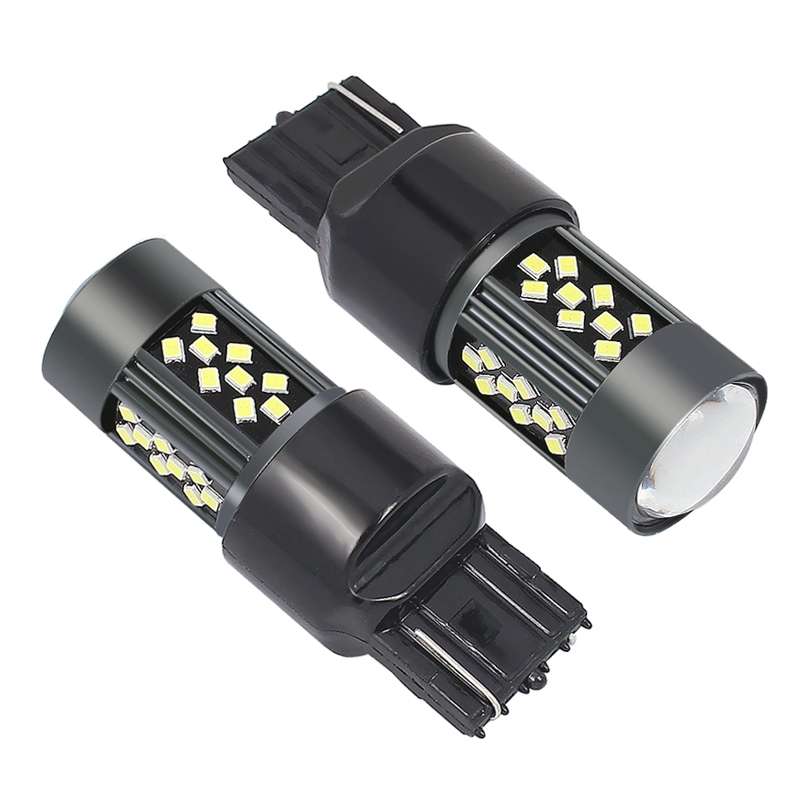1 Pair 7440 12V 7W Strobe Car LED Fog Light(White Light)