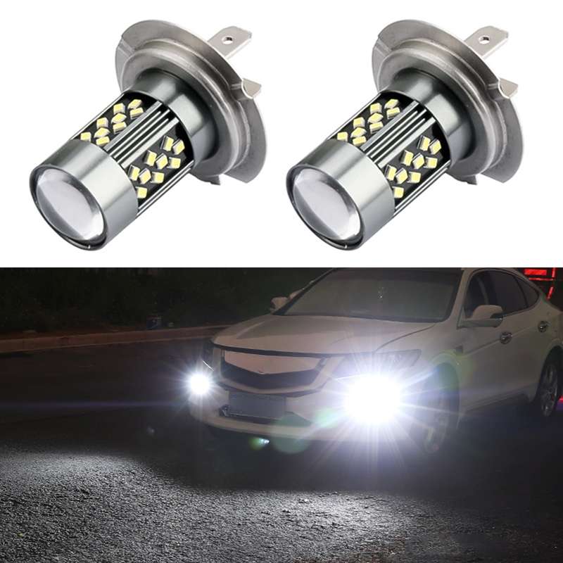 1 Pair H7 12V 7W Strobe Car LED Fog Light(White Light)