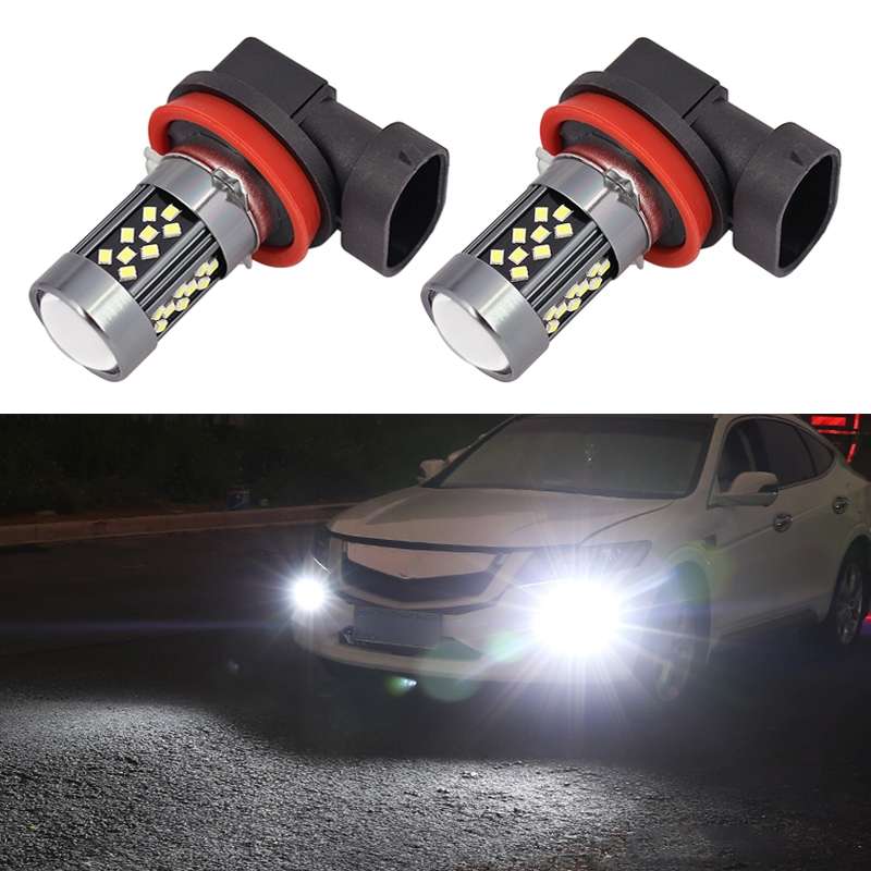 1 Pair H11 12V 7W Strobe Car LED Fog Light(White Light)