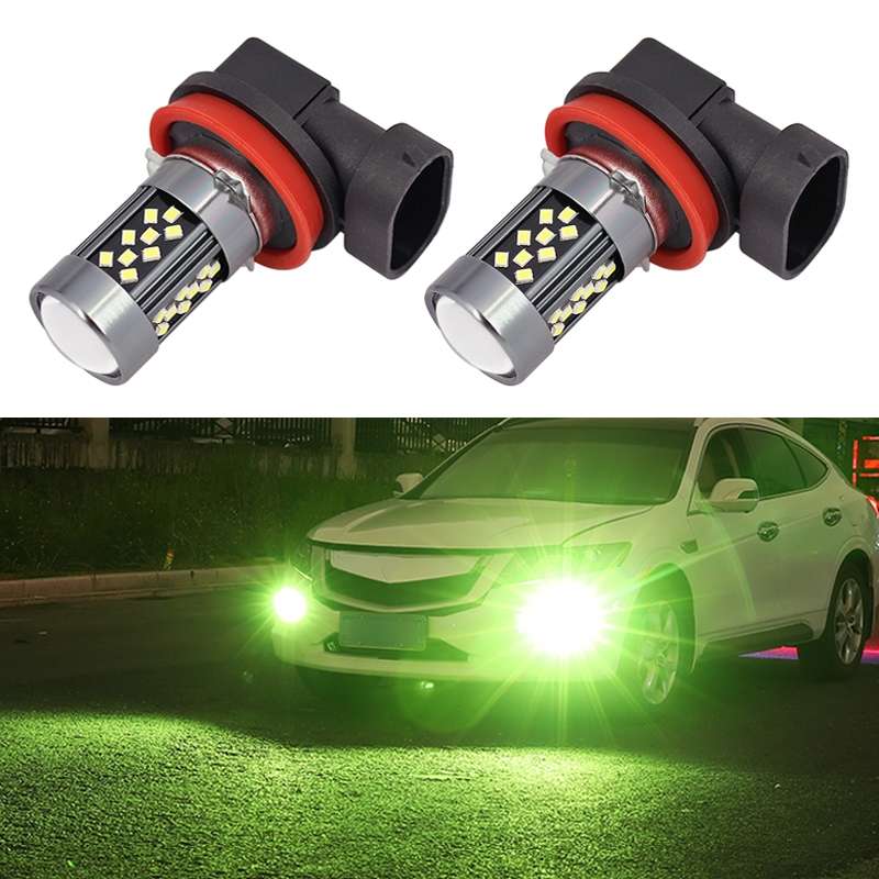 1 Pair H11 12V 7W Strobe Car LED Fog Light(Lime Light)