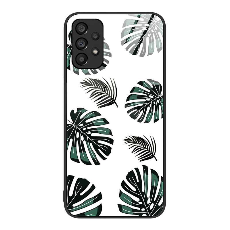 For OPPO A57 4G Magnetic Splicing Leather Phone Case(Green)