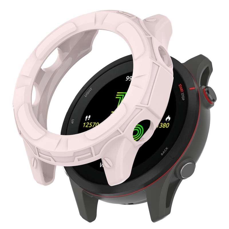 For Garmin Forerunner 255 Armor Hollow TPU Watch Case(Black)