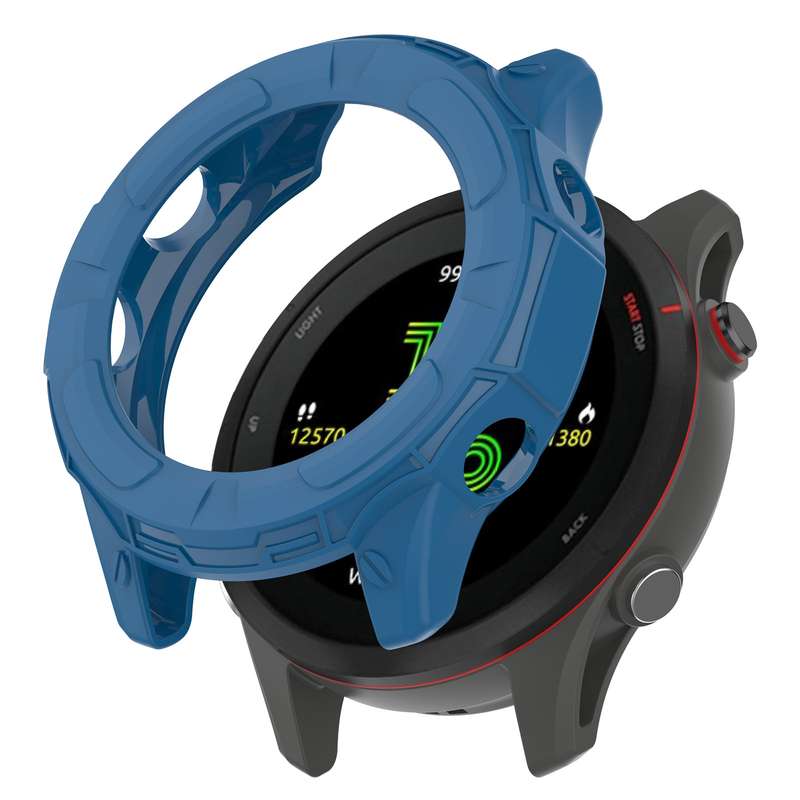 For Garmin Forerunner 255 Armor Hollow TPU Watch Case(Black)
