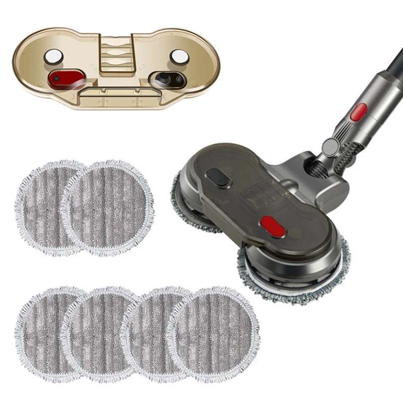 For Dyson V7 / V8 / V10 / V11 X004 Electric Mop Head Wet Towing Household Floor Cleaning Head with W