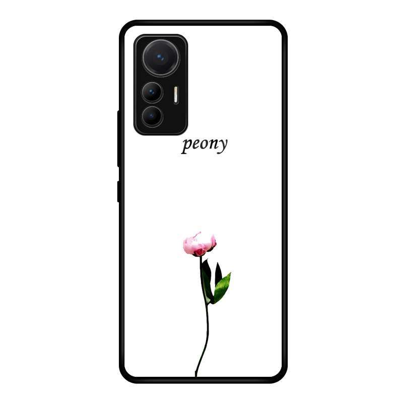 For Xiaomi 12 Lite Colorful Painted Glass Phone Case(Red Heart)