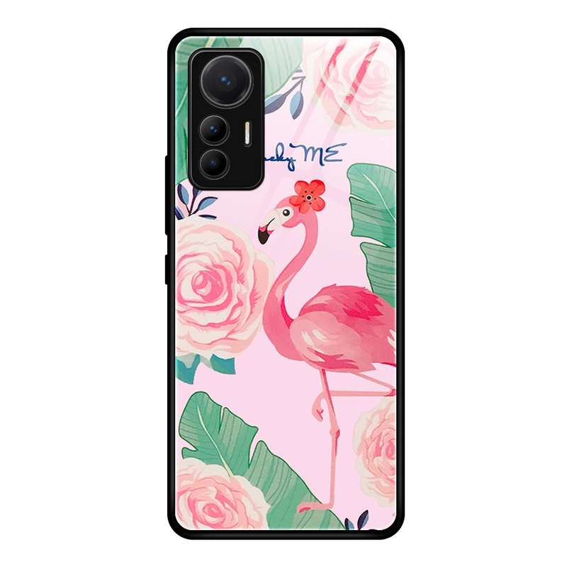 For Xiaomi 12 Lite Colorful Painted Glass Phone Case(Red Heart)