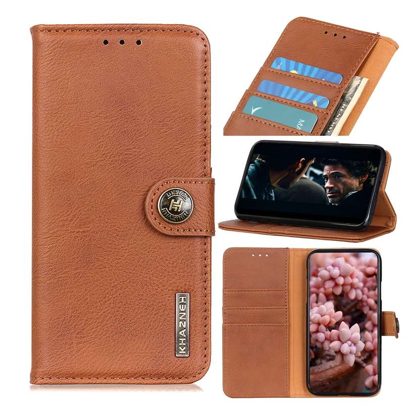 For Galaxy A51 5G Cowhide Texture PU + TPU Horizontal Flip Leather Case with Holder & Card Slots & W