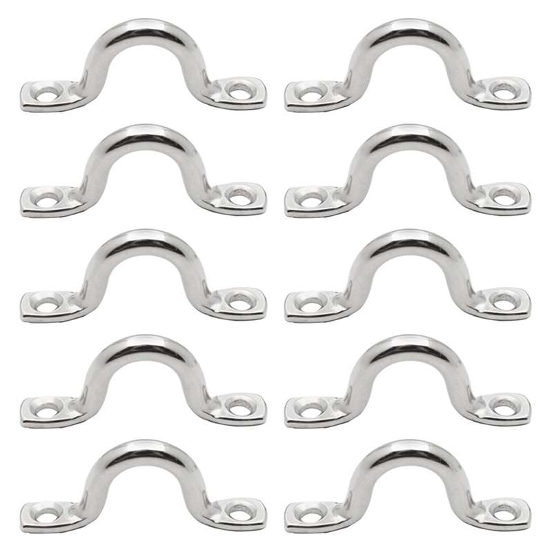 10 PCS 316 Stainless Steel Yacht Bow Handle, Size:6mm