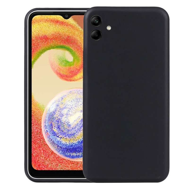 For Samsung Galaxy A04 TPU Phone Case(Black)
