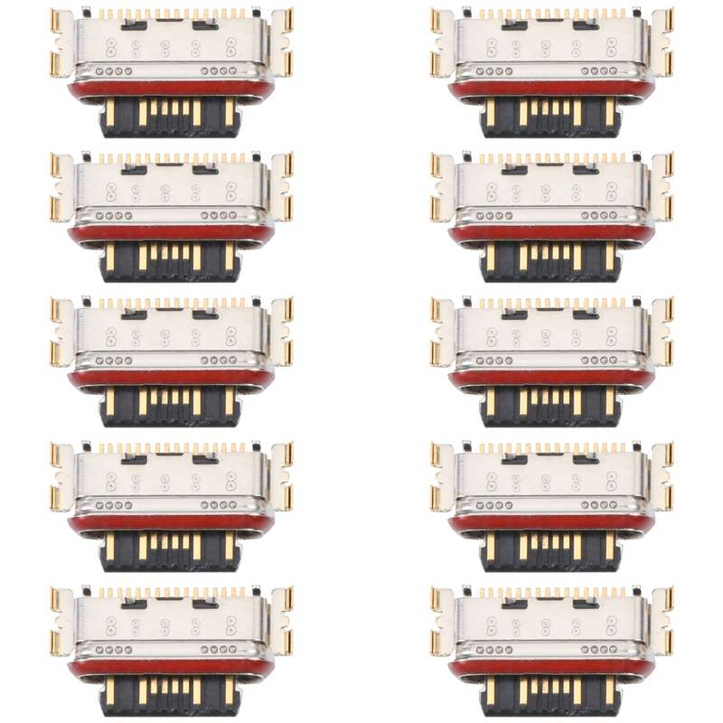 10 PCS Charging Port Connector For Xiaomi Civi/Poco M4 Pro 5G/11i/11i HyperCharge 5G/Redmi K50 Gamin