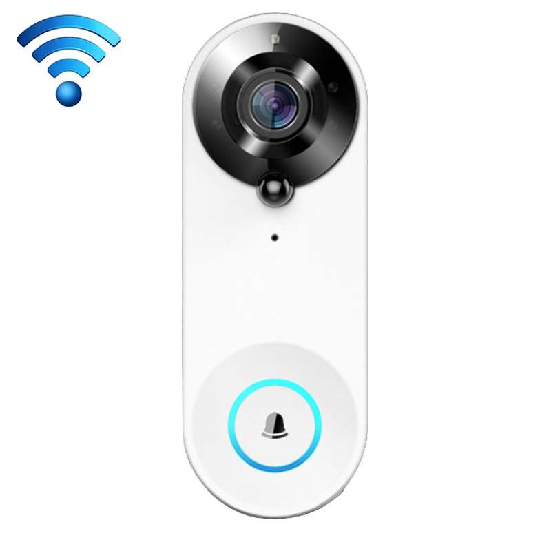 W3 150 Degree Wide Angle 1080P Smart Doorbell Set(Black)