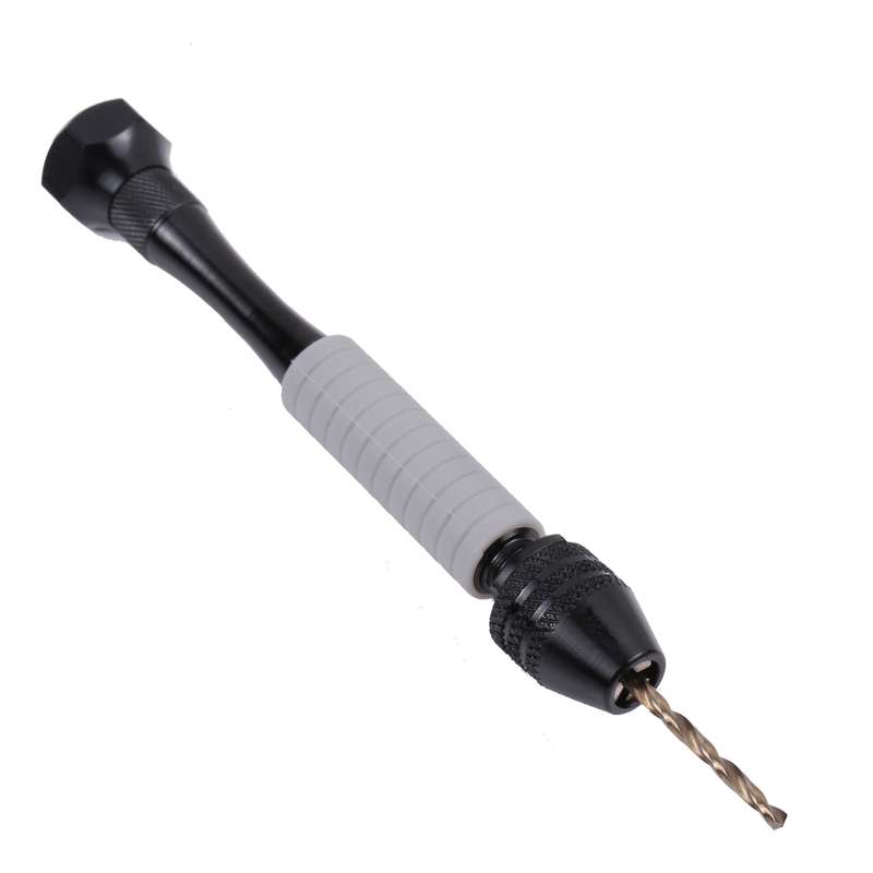 Precision Pin Vise Mini Twist Drill Bits Hand Drill Set, Model:8009