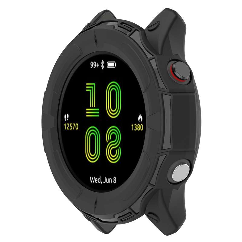 For Garmin Forerunner 255S TPU Armor Hollow Protective Case(Black)