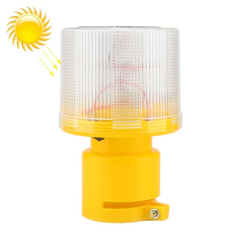Night Solar Safety Warning Flash Light, Specification:02 Sleeve(White)