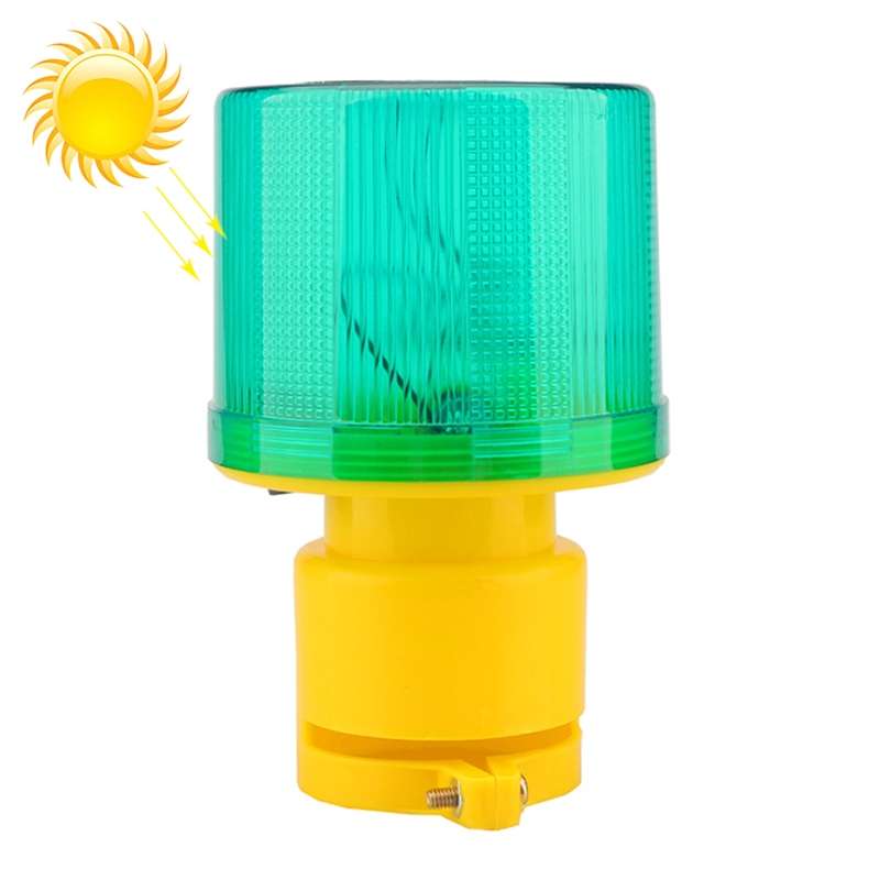 Night Solar Safety Warning Flash Light, Specification:02 Sleeve(Green)