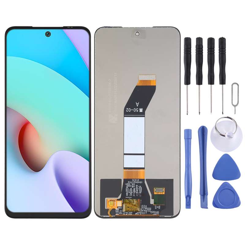 TFT LCD Screen and Digitizer Full Assembly For Xiaomi Redmi 10/Redmi 10 Prime/Redmi Note 11 4G/Redmi