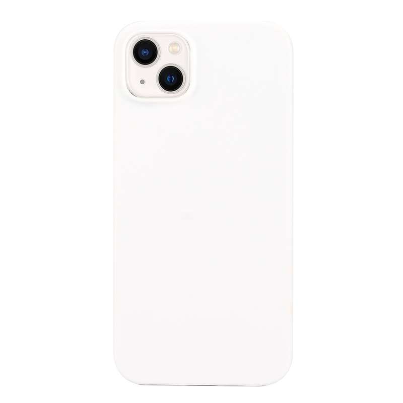 For iPhone 14 Plus Solid Color Frosted Silicone Phone Case(Red)