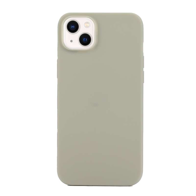 For iPhone 14 Plus Solid Color Frosted Silicone Phone Case(Red)