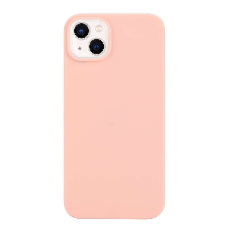 For iPhone 14 Plus Solid Color Frosted Silicone Phone Case(Red)