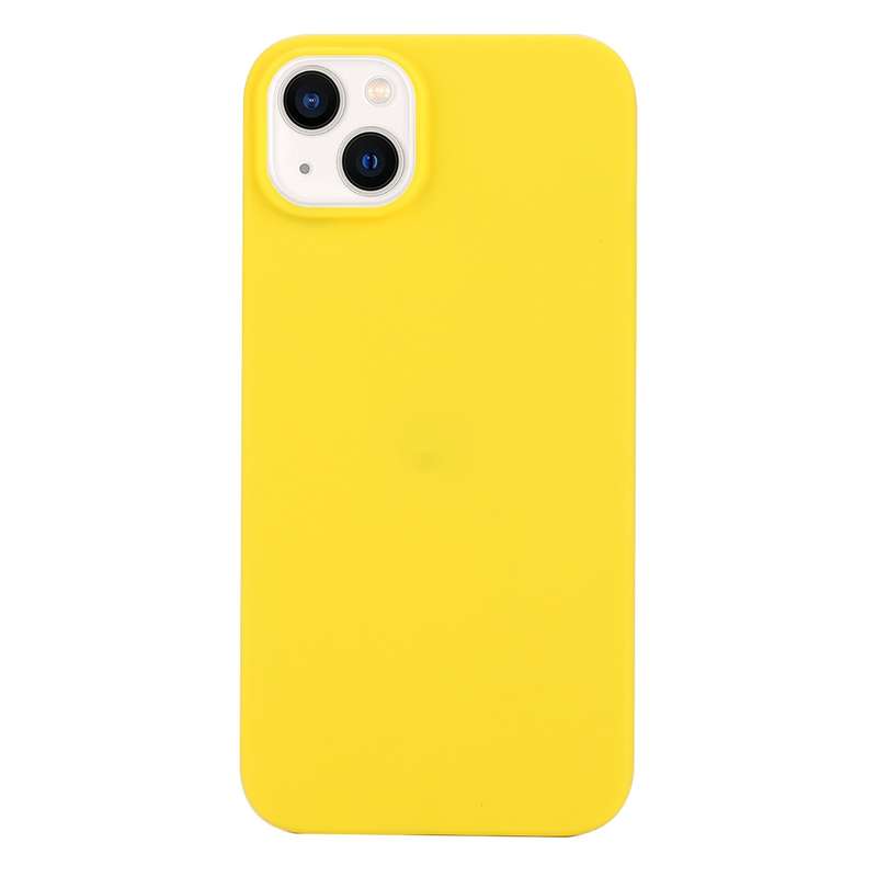 For iPhone 14 Plus Solid Color Frosted Silicone Phone Case(Red)