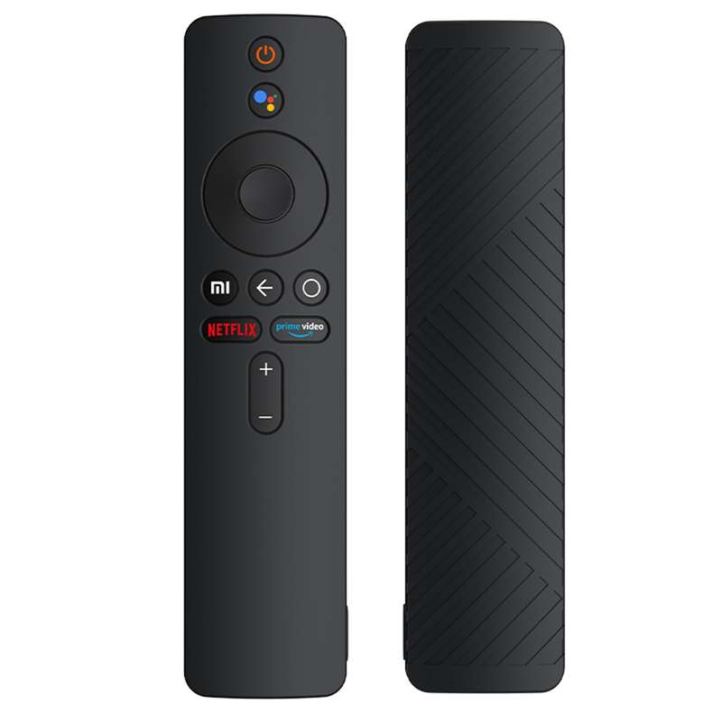 For Xiaomi MiBox S Solid Color Silicone Protective Cover(Transparent)