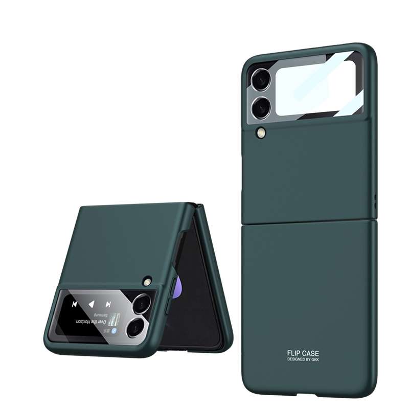 For Samsung Galaxy Z Flip4 GKK Integrated Ultra-thin Full Coverage Phone Case(Black)
