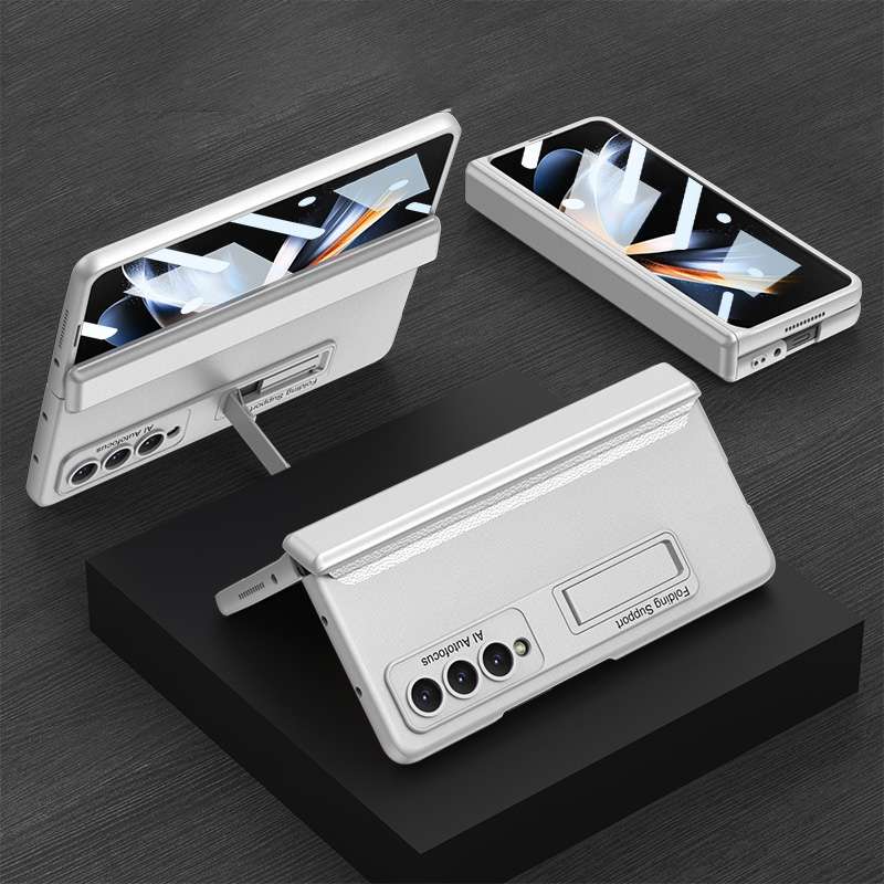 For Samsung Galaxy Z Fold4 GKK Integrated Magnetic Hinge Folding Phone Case(Black)