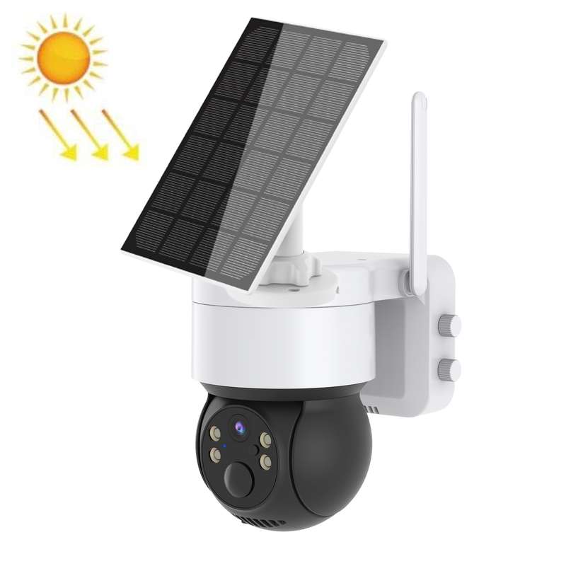 T34 2MP HD IP66 Waterproof Wireless WiFi Solar Camera(White)