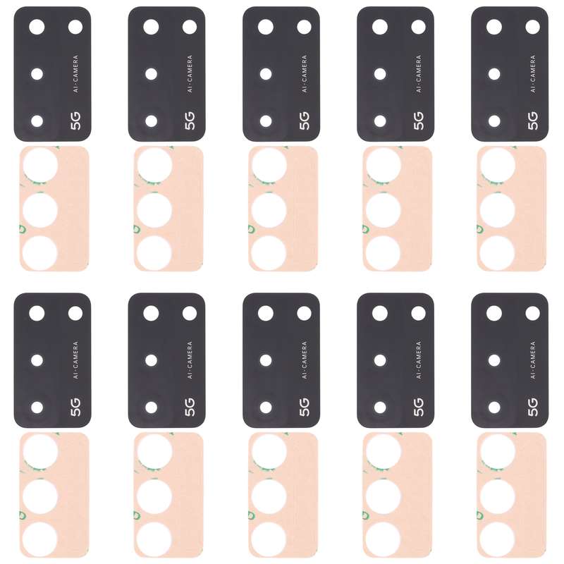 For OPPO A53S 5G 10 PCS Back Camera Lens