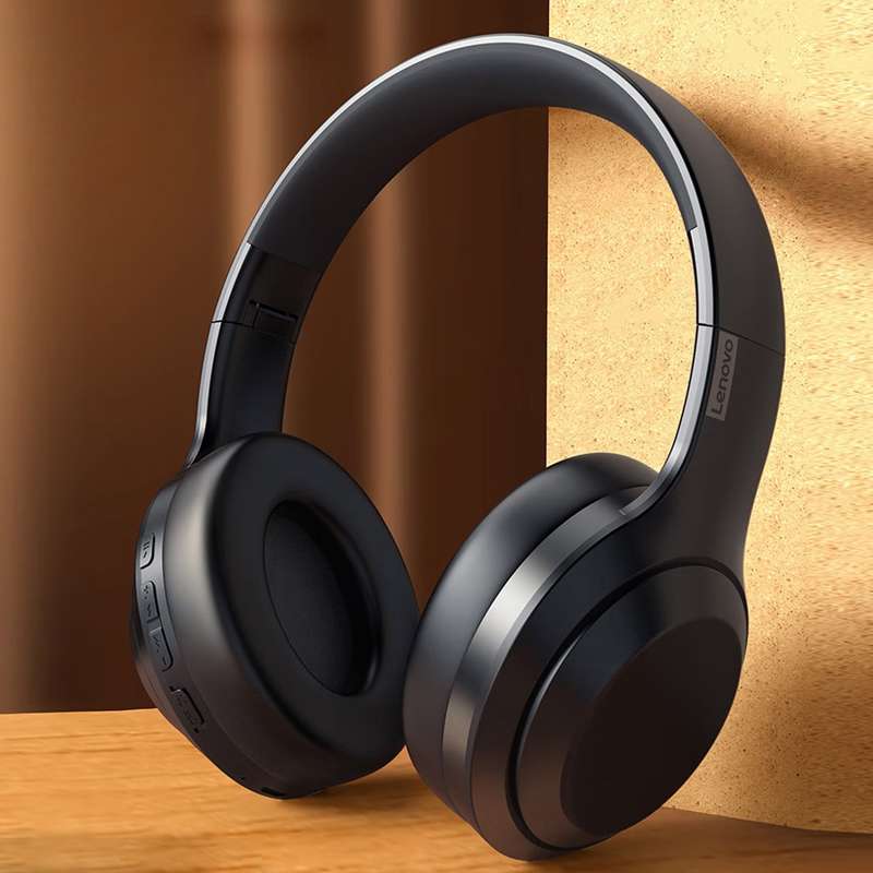Lenovo TH10 Wireless Bluetooth Gaming Bass Music Sports Noise-cancelling Headphone(White)