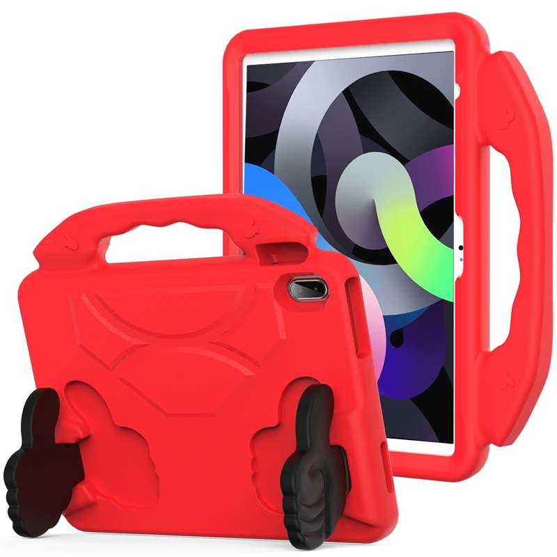 For iPad 2025 / 2022 Children EVA Shockproof Tablet Case with Thumb Bracket(Blue)