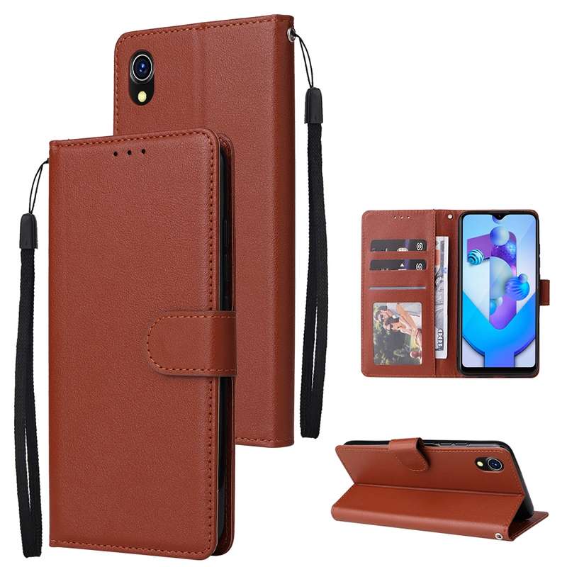 For vivo Y91C / Y1s Multifunctional Horizontal Flip Leather Case with Three Card Slot(Rose Gold)