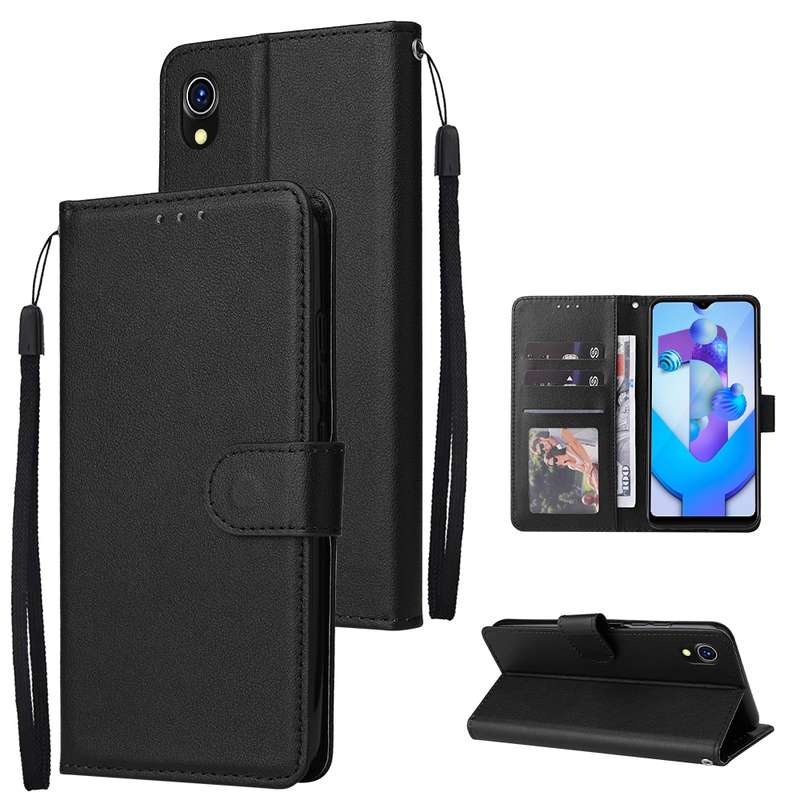 For vivo Y91C / Y1s Multifunctional Horizontal Flip Leather Case with Three Card Slot(Rose Gold)