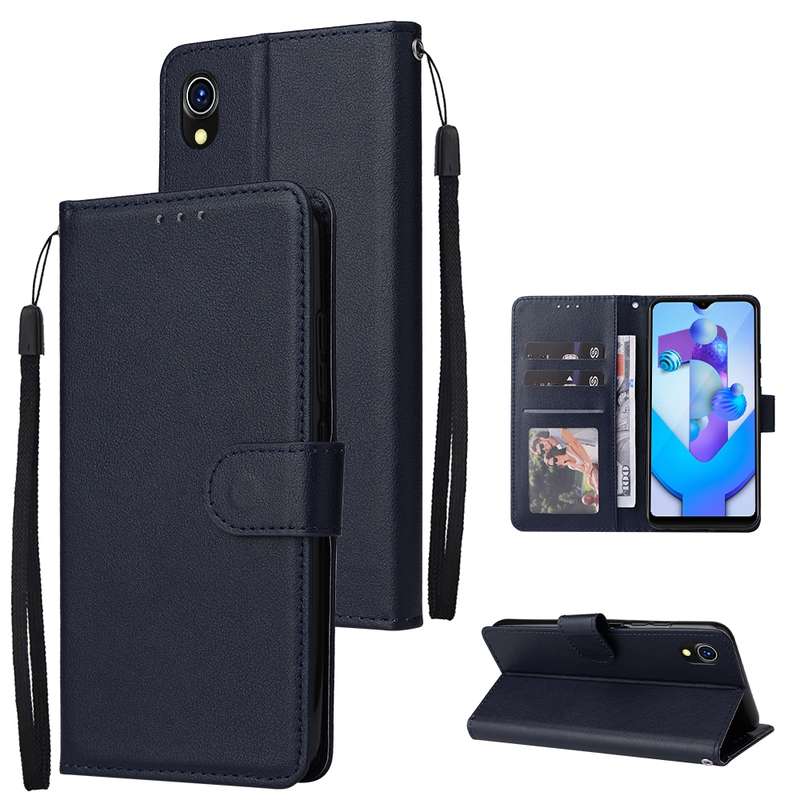 For vivo Y91C / Y1s Multifunctional Horizontal Flip Leather Case with Three Card Slot(Rose Gold)