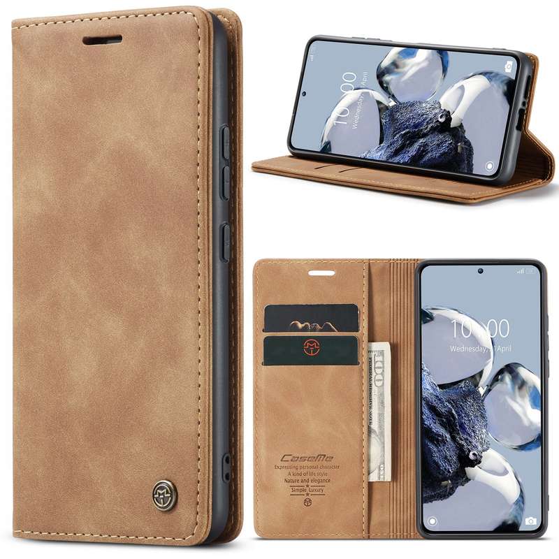 For Xiaomi 12T / 12T Pro CaseMe 013 Multifunctional Horizontal Flip Leather Phone Case(Black)