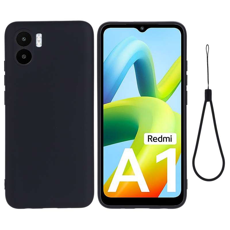 For Xiaomi Redmi A1 / A2 Pure Color Liquid Silicone Shockproof Phone Case(Green)