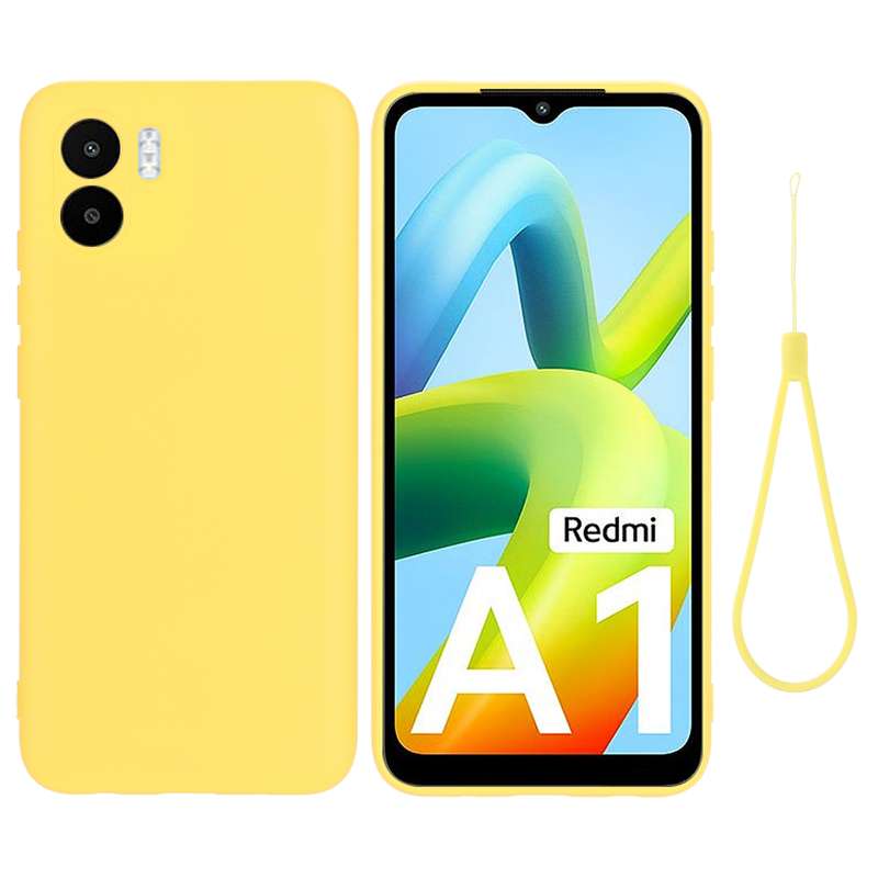 For Xiaomi Redmi A1 / A2 Pure Color Liquid Silicone Shockproof Phone Case(Green)
