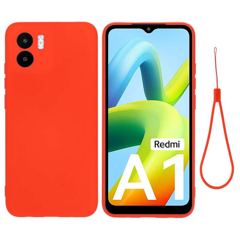 For Xiaomi Redmi A1 / A2 Pure Color Liquid Silicone Shockproof Phone Case(Green)